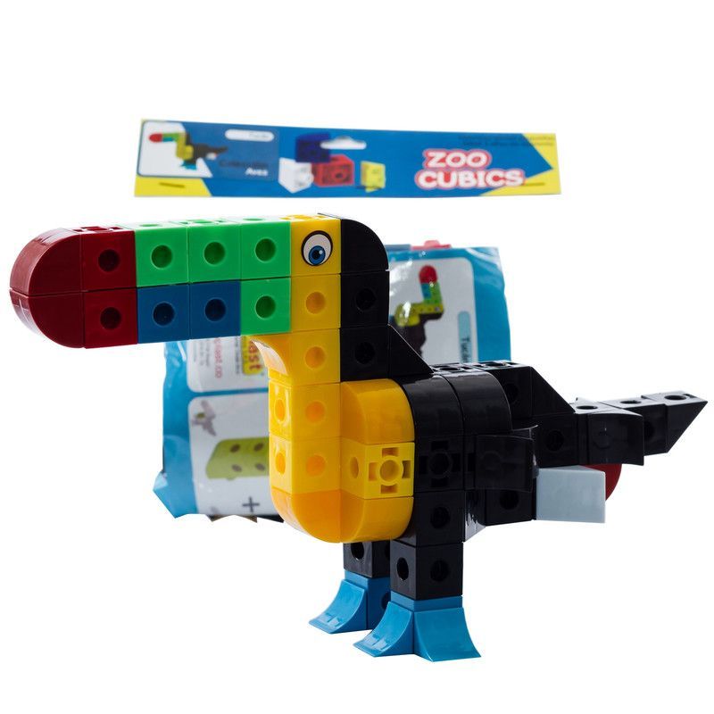 CREAPLAST - Tucán Cubics Aves x76 Creaplast - Zoocubics