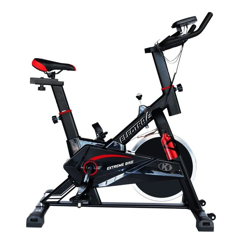 K6 - Bicicleta Estatica Spinning Gimnasio 13kg Ultra Silenciosa