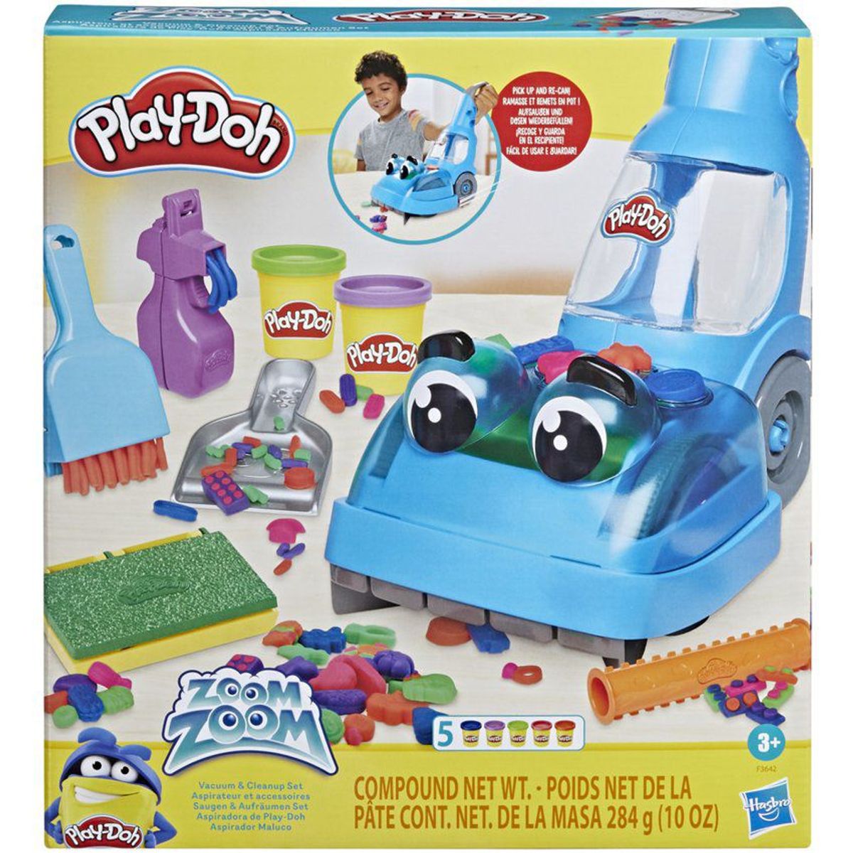 HASBRO - Play Doh Aspiradora Zoom Zoom Hasbro
