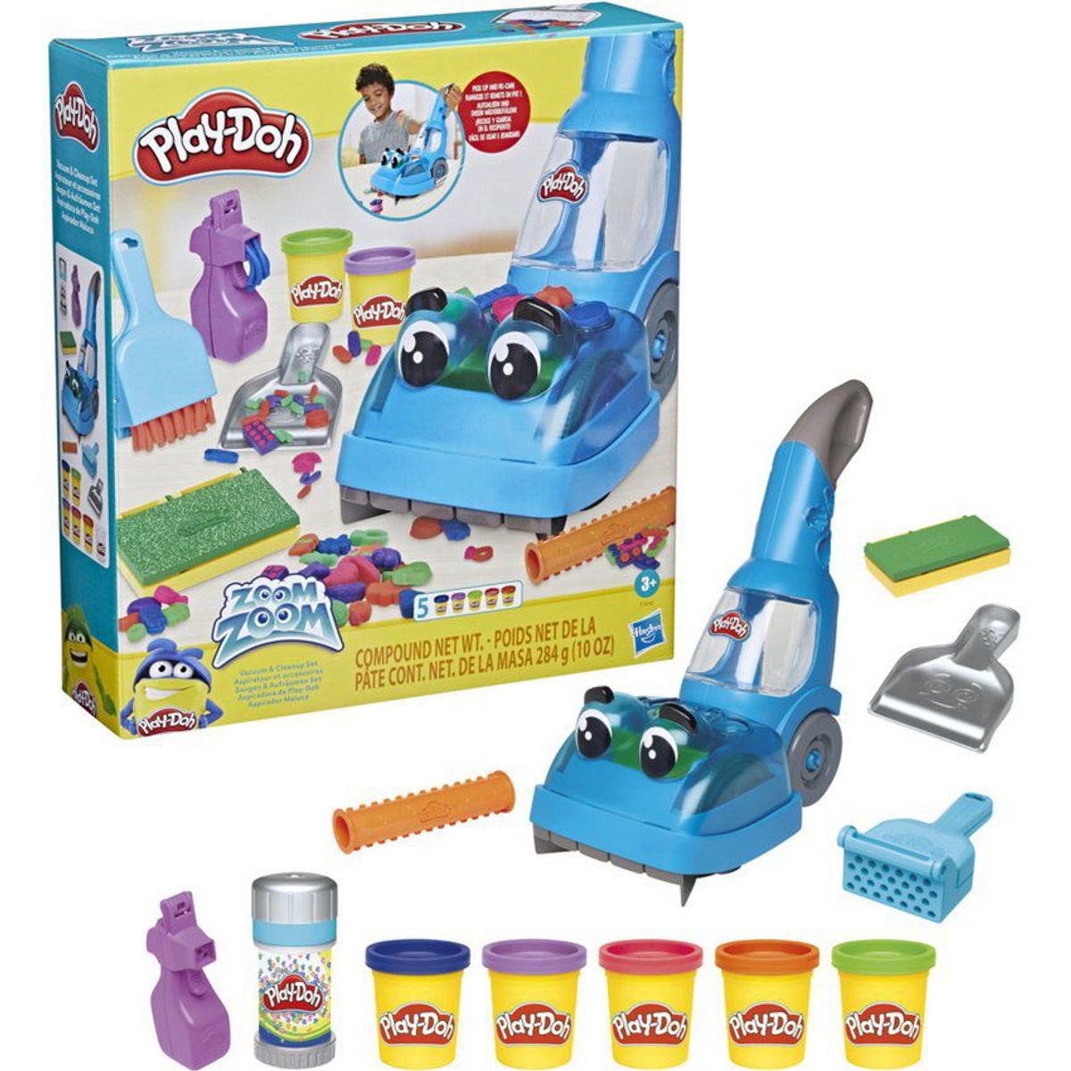 HASBRO - Play Doh Aspiradora Zoom Zoom Hasbro