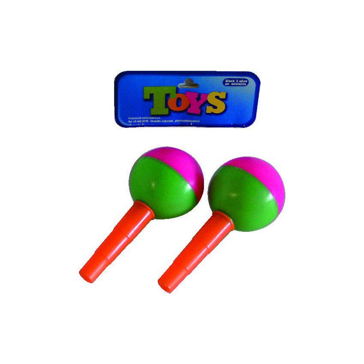 JUGUETELANDIA - Maracas de Colores en Bolsa