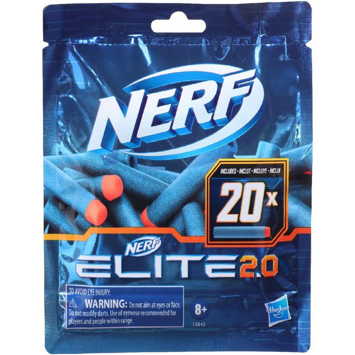 HASBRO - NERF ELITE 2.0 PACK 20 DARDOS