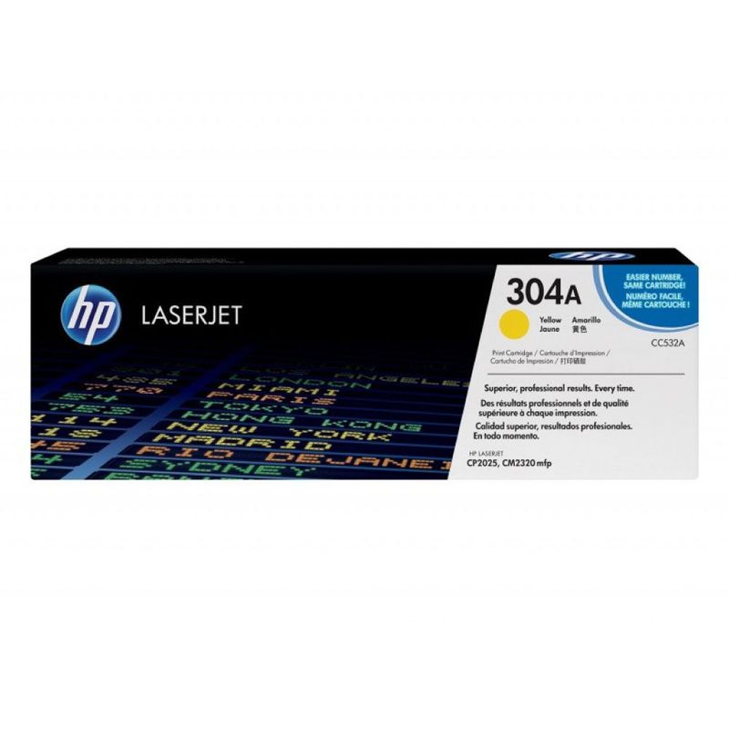 HP - TONER HP CC532A YELLOW CP2025 CM2320 caja abollada