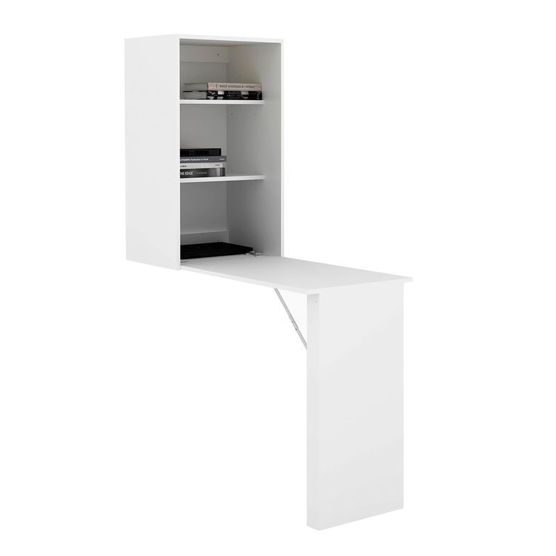 BONNO - Escritorio Oficina Plegable Kenay Blanco Bonno