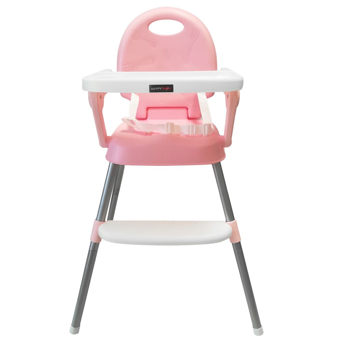HAPPY BABY - Silla comedor bebe 3en1 Happy Baby CP7000 Rosa
