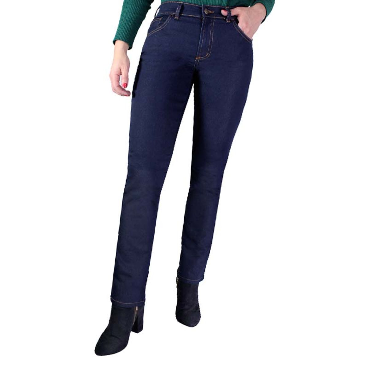 LEC LEE - Jean Slim fit Ref. 155 para Mujer Lec Lee - Índigo Oscuro.-