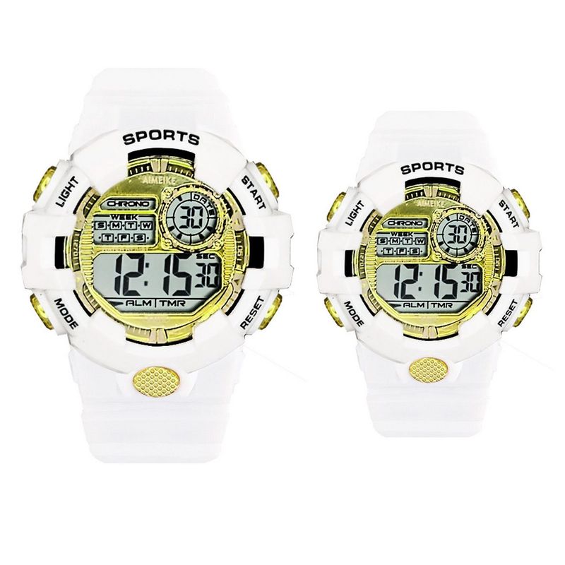 DAYOSHOP - Relojes Pareja Digital Resistente Al Agua  Estuche