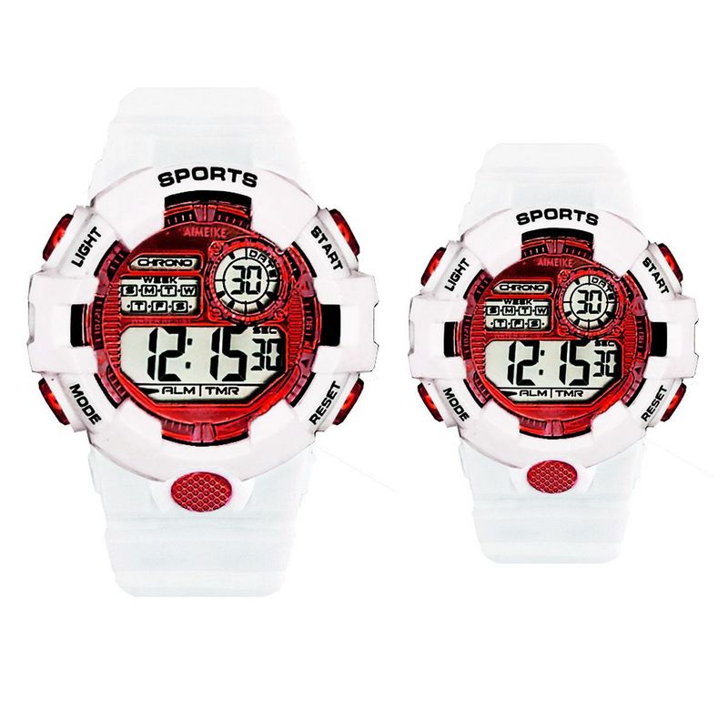 DAYOSHOP - Relojes Pareja Digital Resistente Al Agua  Estuche