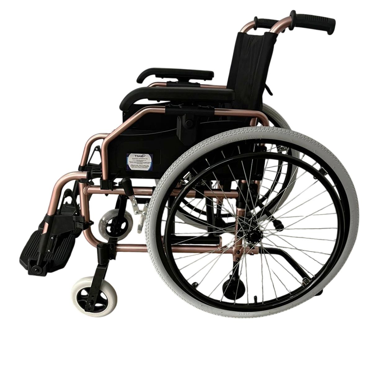 TME - Silla de ruedas en aluminio con llantas removibles TME959l