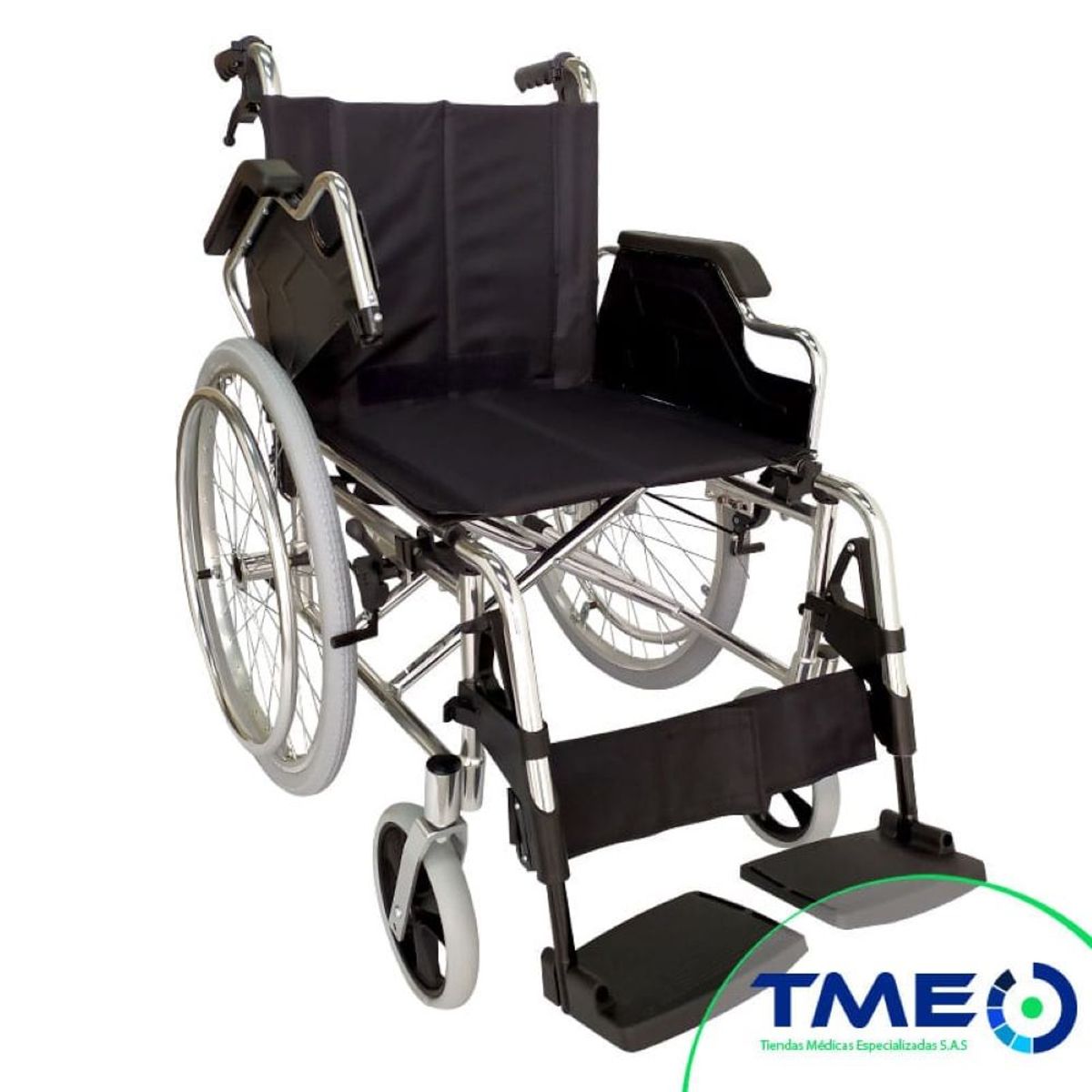 TME - Silla de ruedas plegable en aluminio 908lj