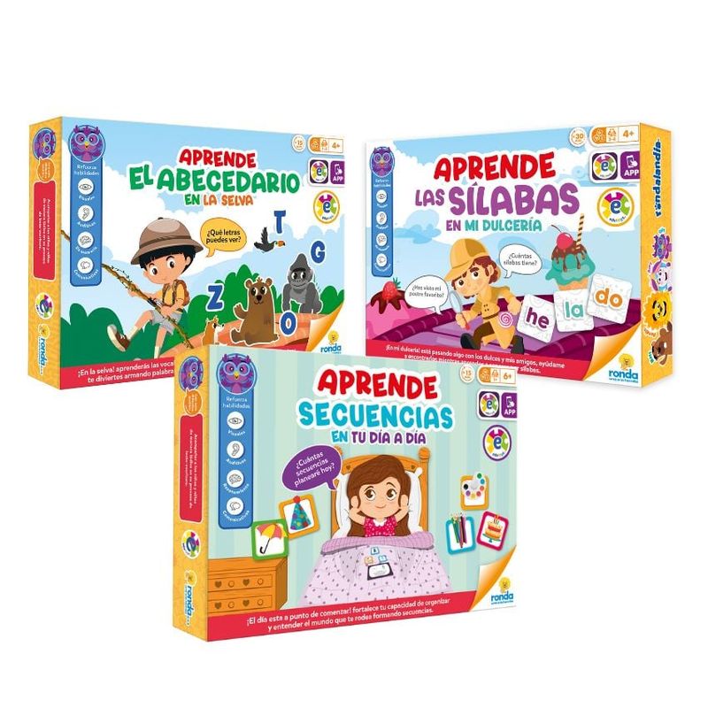 RONDA - Oferta 58 Edutoys Safari Abc Detective Silabas  Un Dia Secuencias