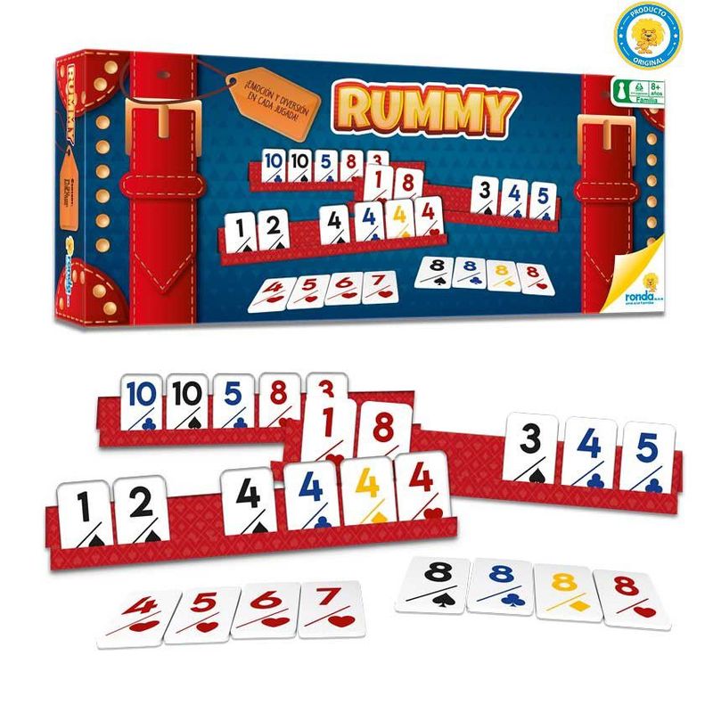 RONDA - Rummy Cartón Ronda - Juego de mesa