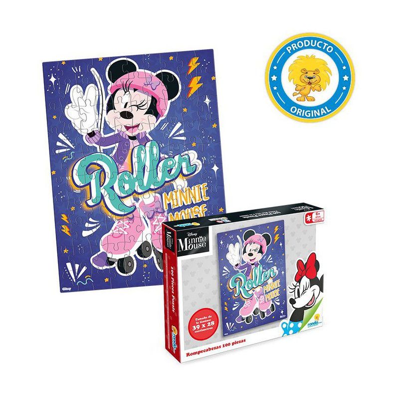 DISNEY - Rompecabezas X 100 Pzas Minnie Ronda