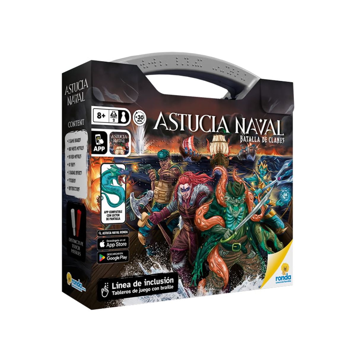 RONDA - Juego  Mesa Astucia Naval Con Realidad Aumentada Ronda-gris-