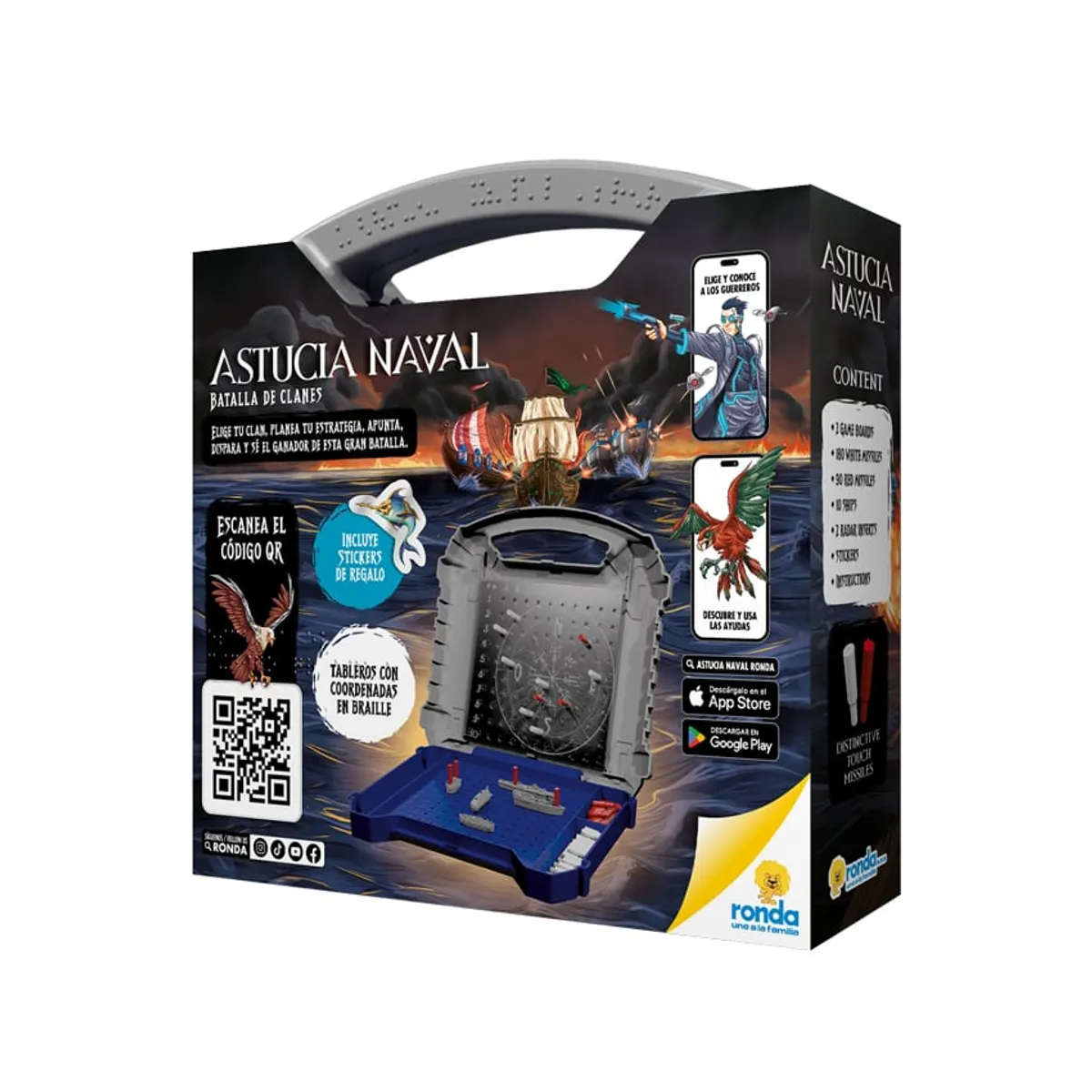 RONDA - Juego  Mesa Astucia Naval Con Realidad Aumentada Ronda-gris-