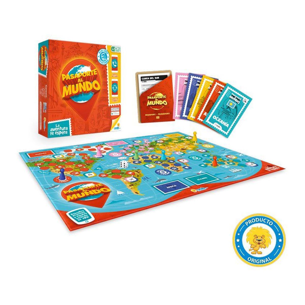 RONDA - Juego De Mesa  Al Mundo 10 Ronda-Multicolor