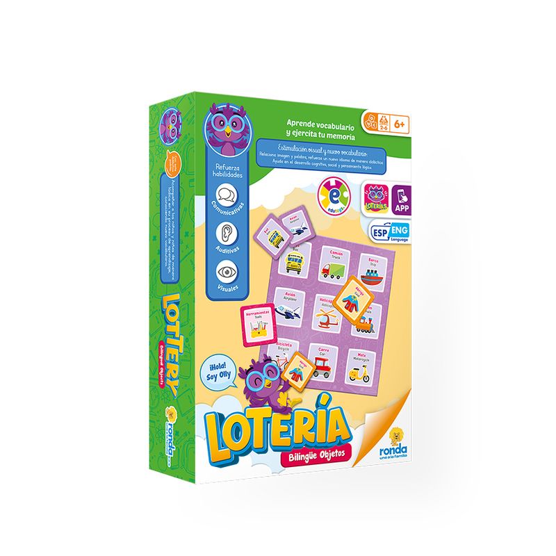 RONDA - JUEGO DE MESA BILINGUE OBJETOS - RONDA - MULTICOLOR