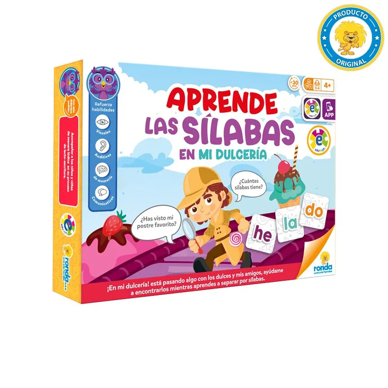 RONDA - Aprende las Silabas en mi Dulcería -Juego Didactico