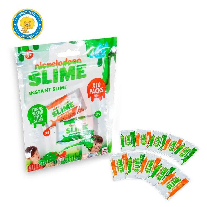 RONDA - NICKELODEON SLIME POWDER REFILLS - 10 PACKS