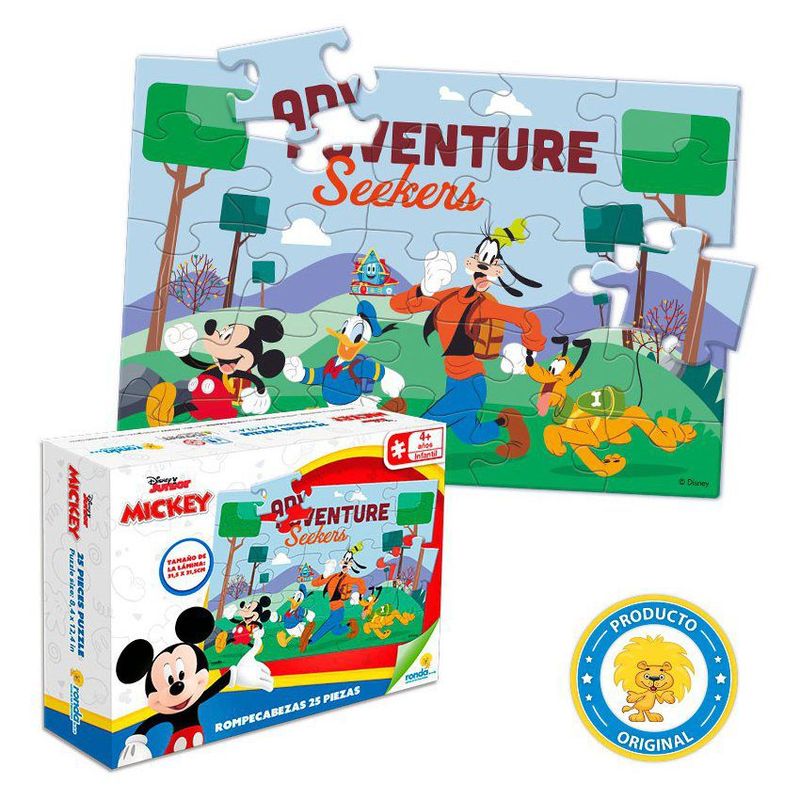 DISNEY - Rompecabezas X 25 Pzas Estandar Mickey Ronda 