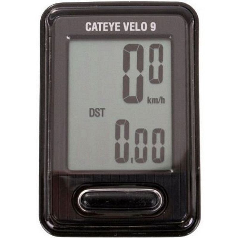 CATEYE - Ciclocomputador Velocímetro Cateye velo 9 Alámbrico