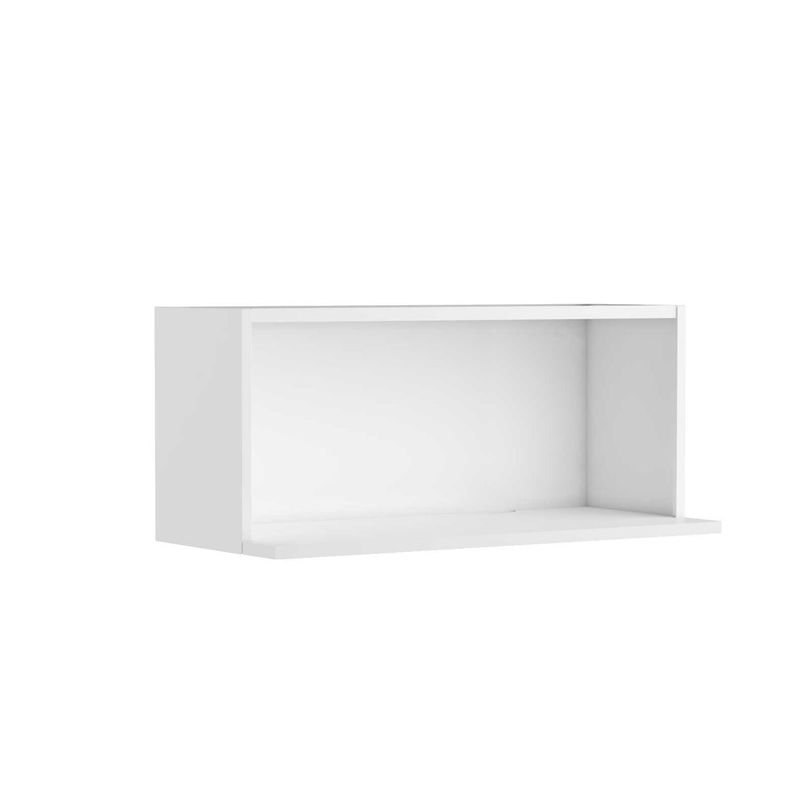 BERTOLINI - Mueble de cocina en acero 60cm para microondas  - blanco