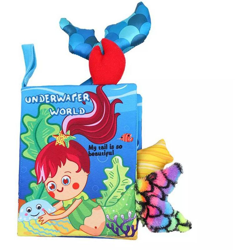 BABY ON - Libro de texturas estimulación-sirenita