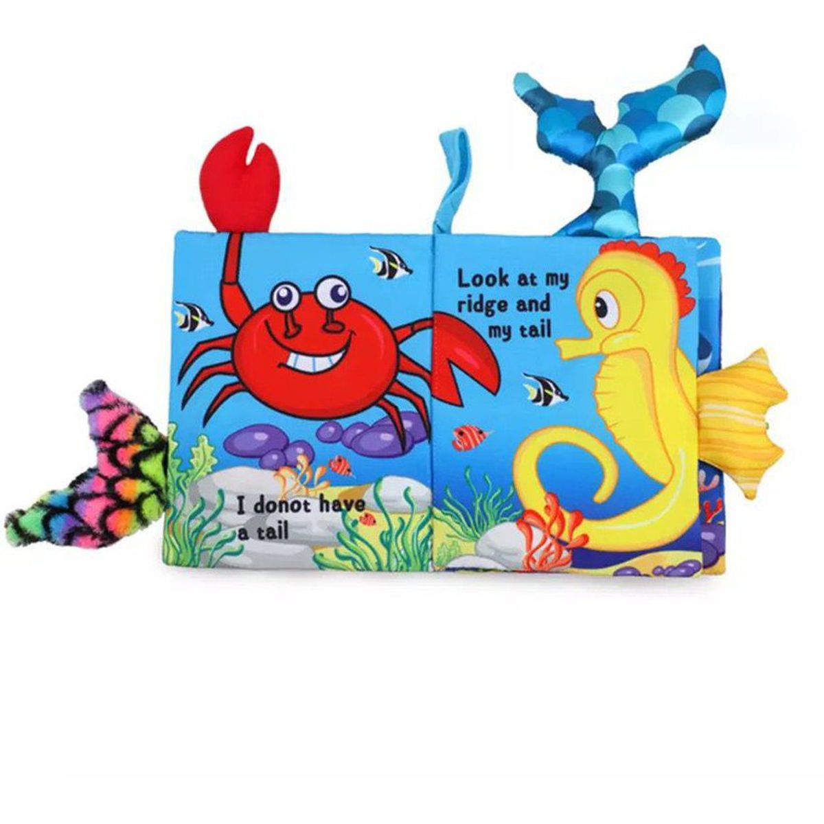 BABY ON - Libro de texturas estimulación-sirenita