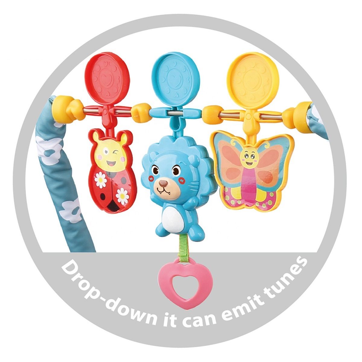 BABY ON - Silla mecedora,vibradora y musical para bebe 3 en 1 Rey Leon