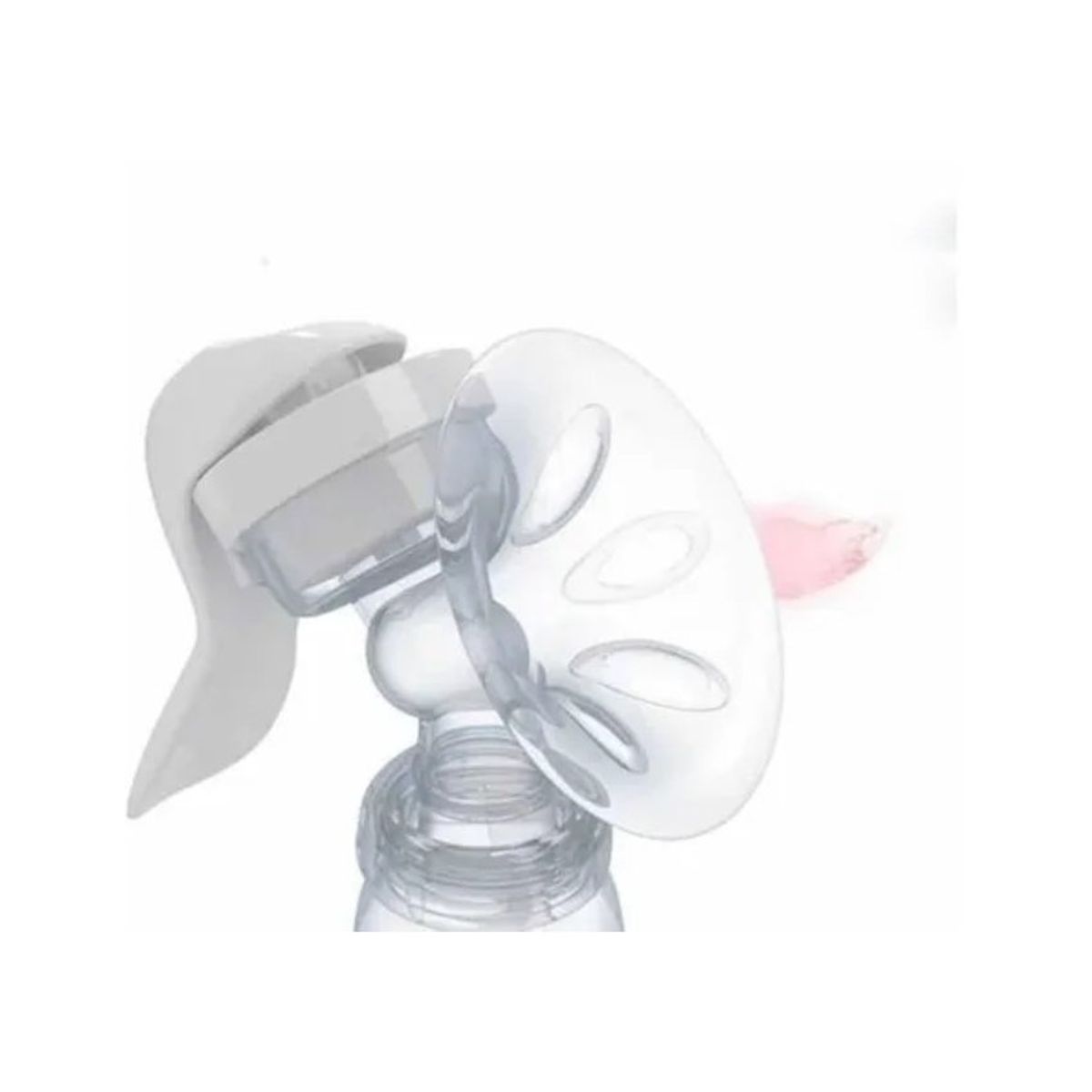 BABY ON - Extractor de leche manual con boquilla en silicona + 30 Bolsas