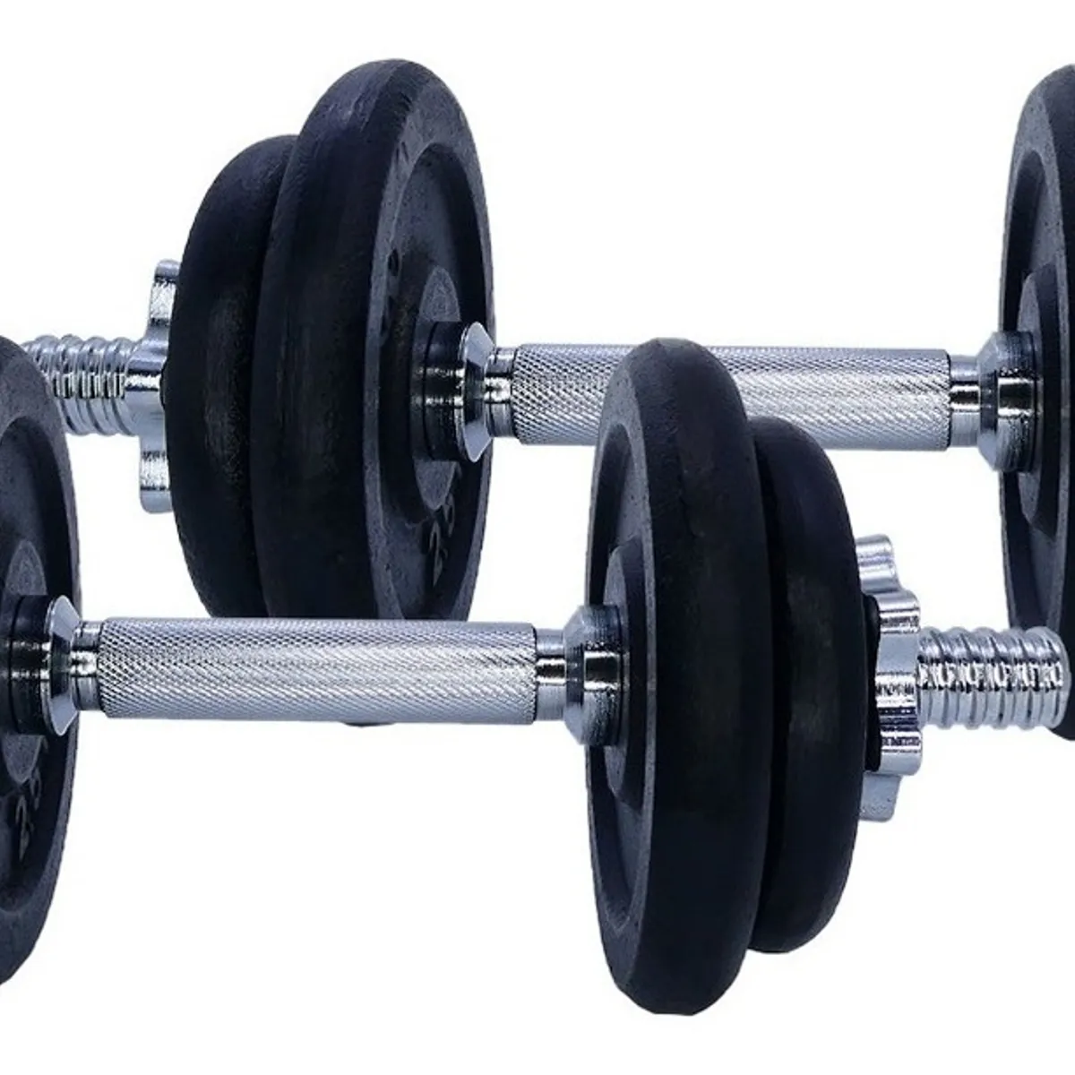 K6 - Set Pesas Kit Mancuernas Discos Barras K6 15kg 33lb Estuche