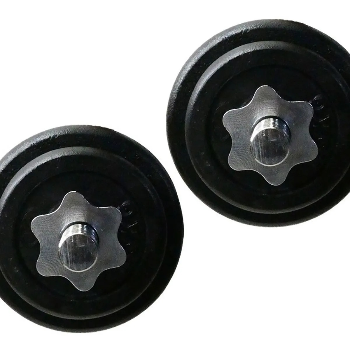 K6 - Set Pesas Kit Mancuernas Discos Barras K6 15kg 33lb Estuche