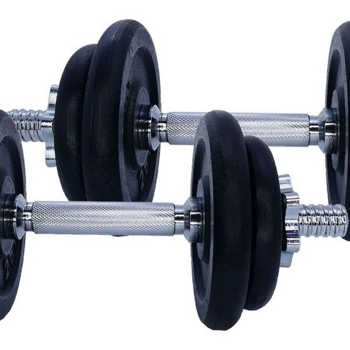 K6 - Set Pesas Kit Mancuernas Discos Barras K6 20kg 44lb Estuche