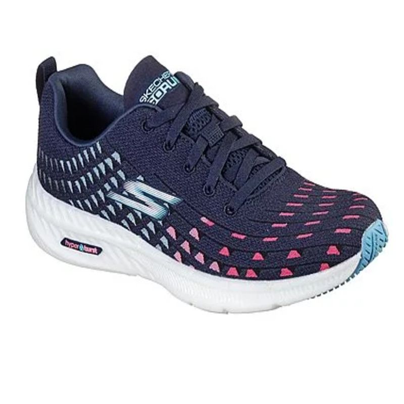 SKECHERS - Tenis Mujer Skechers GOrun Hyper Burst - Solar View - Azul-Blanco