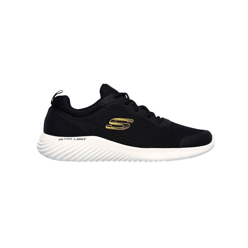 SKECHERS - Tenis Hombre Skechers Bounder - Negro - Blanco