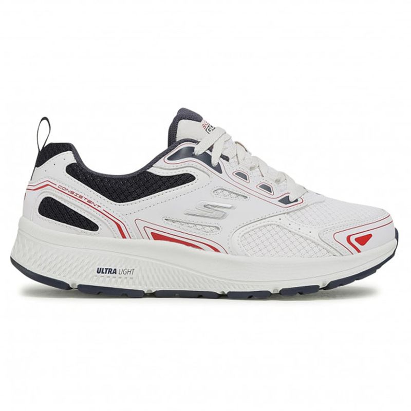 SKECHERS - Tenis Hombre Skechers GOrun Consistent - Vestige - Blanco - Azul