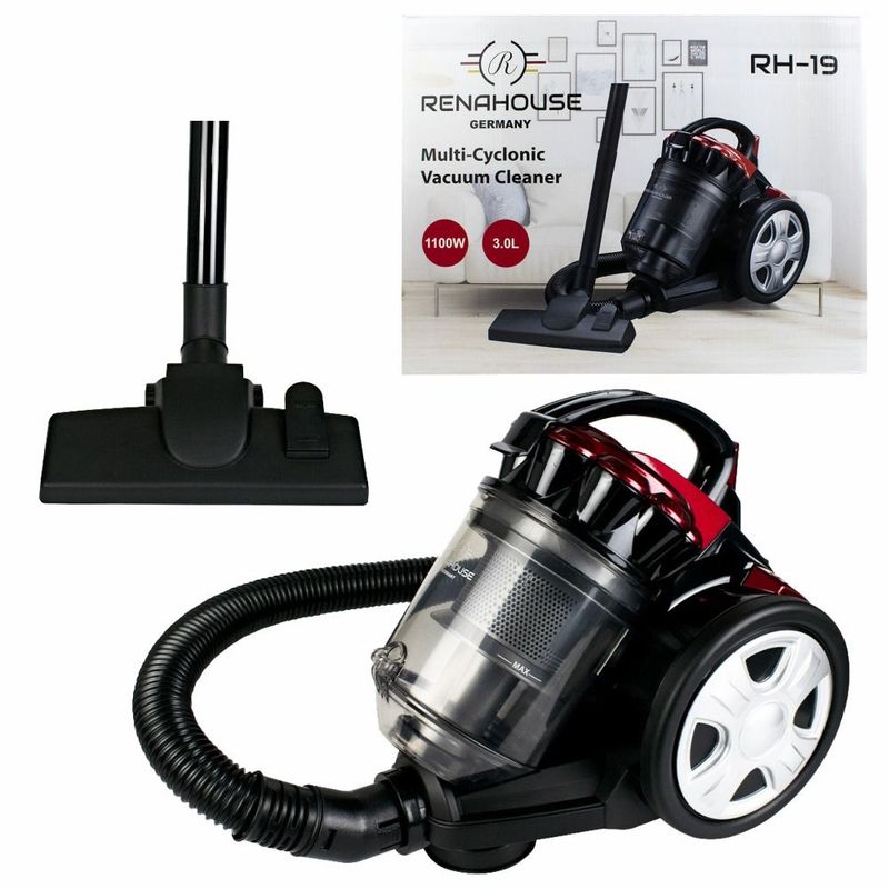 RENAHOUSE - Aspiradora Renahouse Multi Ciclónica 3l 1100w Casa Y Oficina