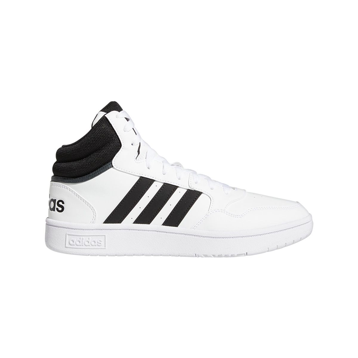 ADIDAS - Tenis Hombre Adidas Hoops 3.0 Corte Medio - Blanco