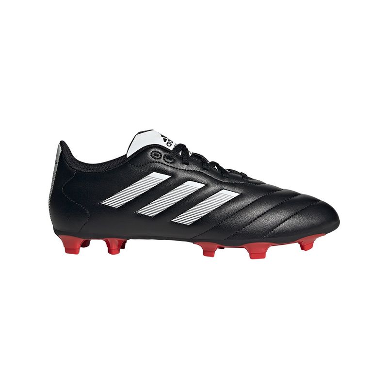 ADIDAS - Guayos Hombre Adidas Goletto VIII Terreno Firme - Negro-Rojo