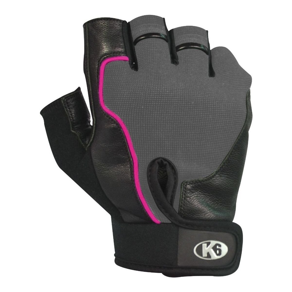 K6 - Guantes Para Gimnasio Ice Fusion Fucsia K6 Talla L