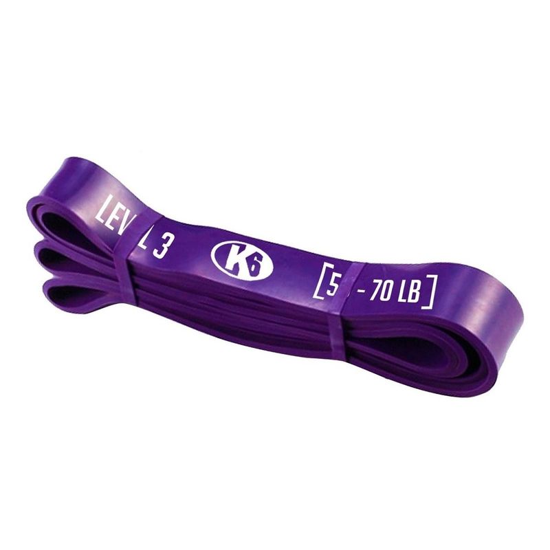 K6 - Bandas Elásticas Resistencia Ejercicio Entrenamiento 50-70lb