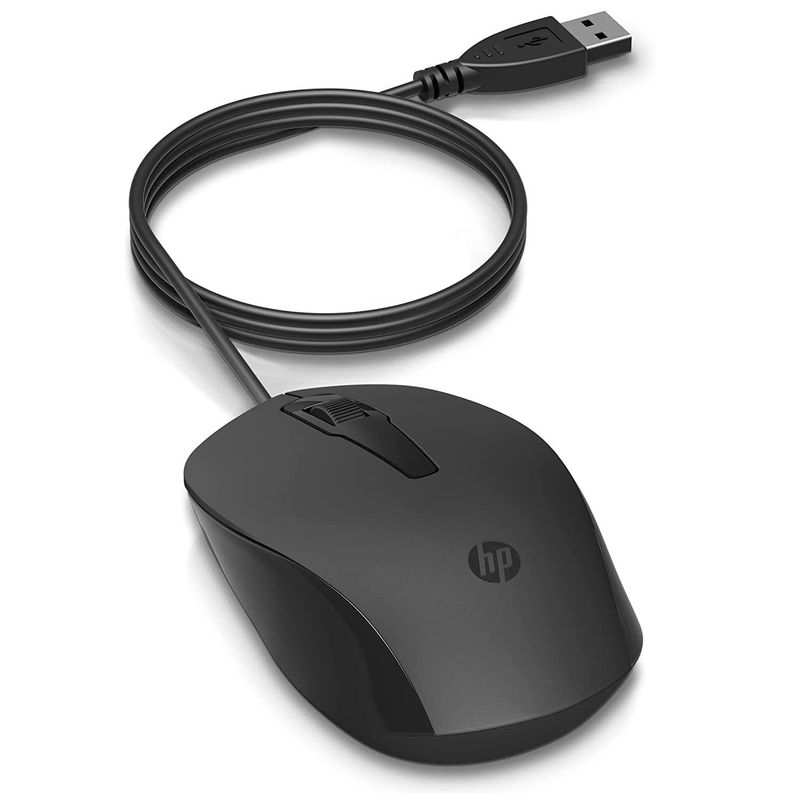 HP - Mouse Alámbrico HP 150 Negro