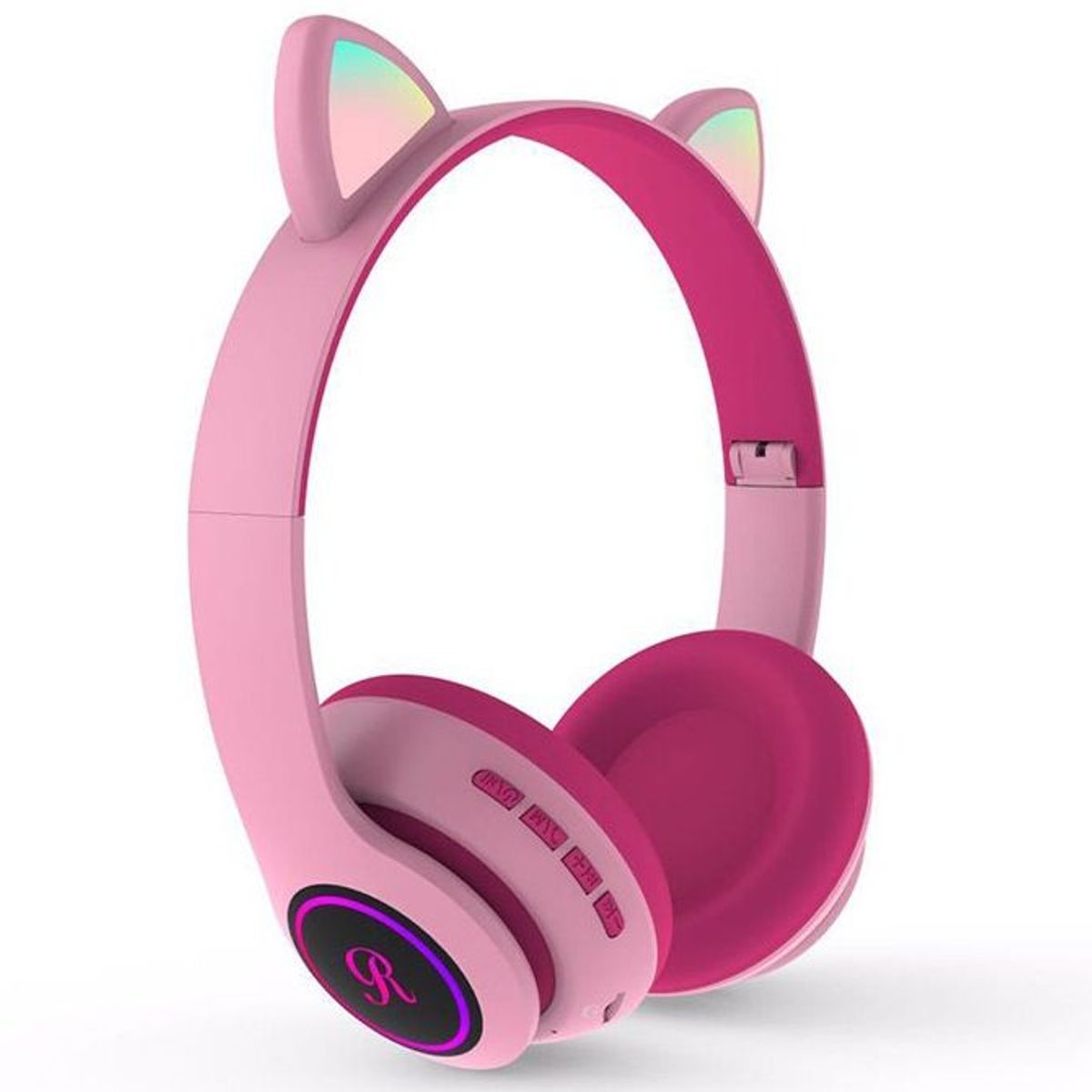 INDEPENDIENTE - AUDIFONOS GAMER ROSADOS RETROILUMINADOS RGB