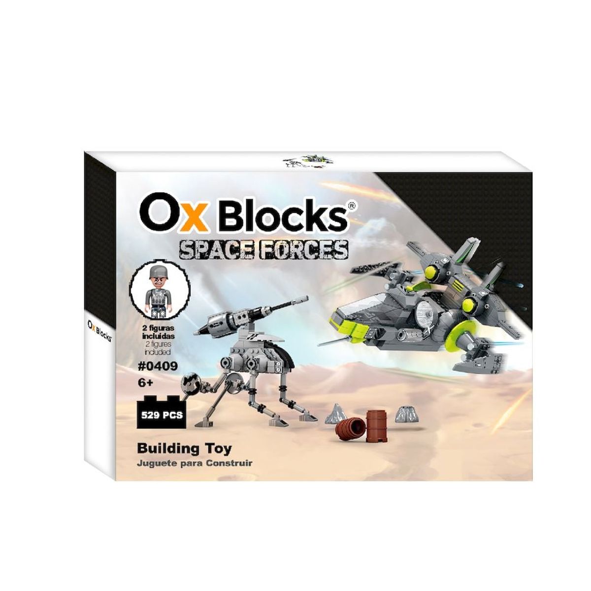 OX BLOCKS - OX Space Forces Juguete para Construir 529 piezas-0409