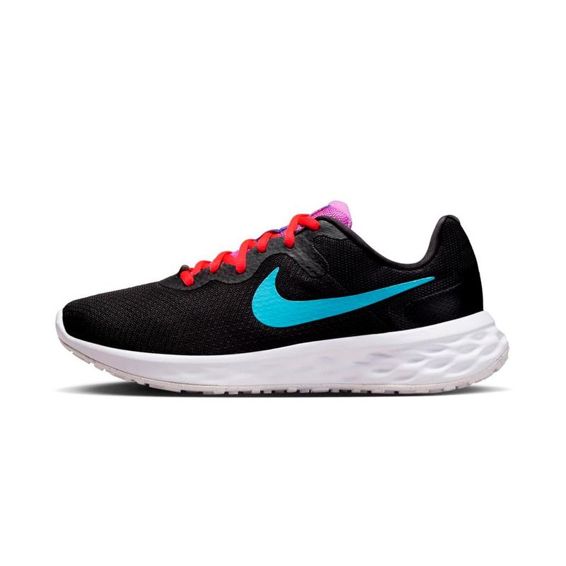 NIKE - Tenis Nike Revolution 6 Mujer-Negro