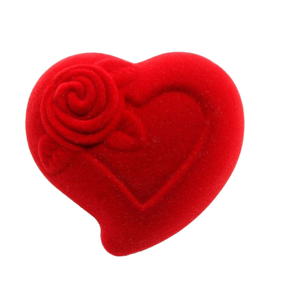 DAYOSHOP - Estuche Caja Anillo Flor Corazòn Fino Compromiso Regalo