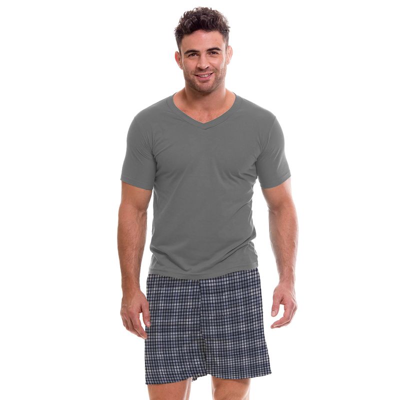 ROMANELLA - Pijama de  short Camilo CC para hombre  Romanella