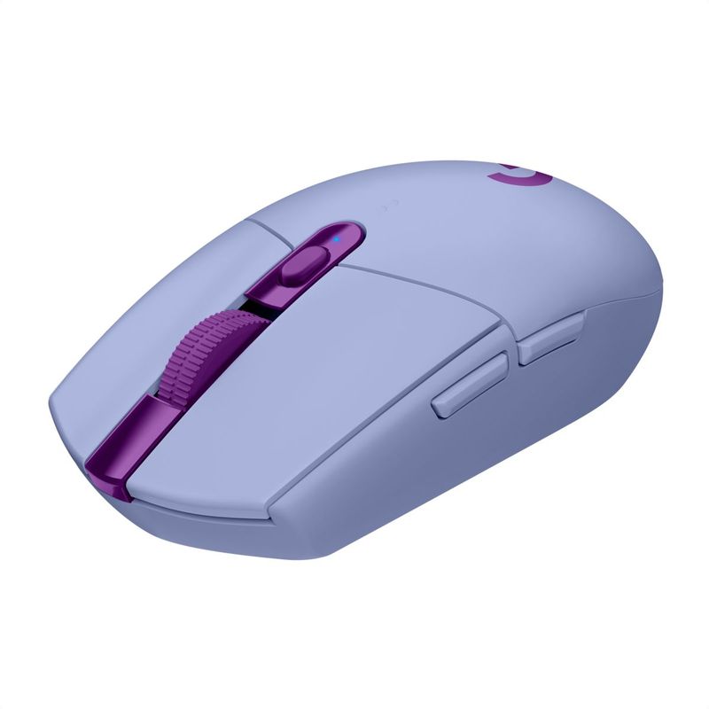 LOGITECH - Mouse Gamer Inalámbrico Logitech G305 Lightspeed  12000dpi Lila