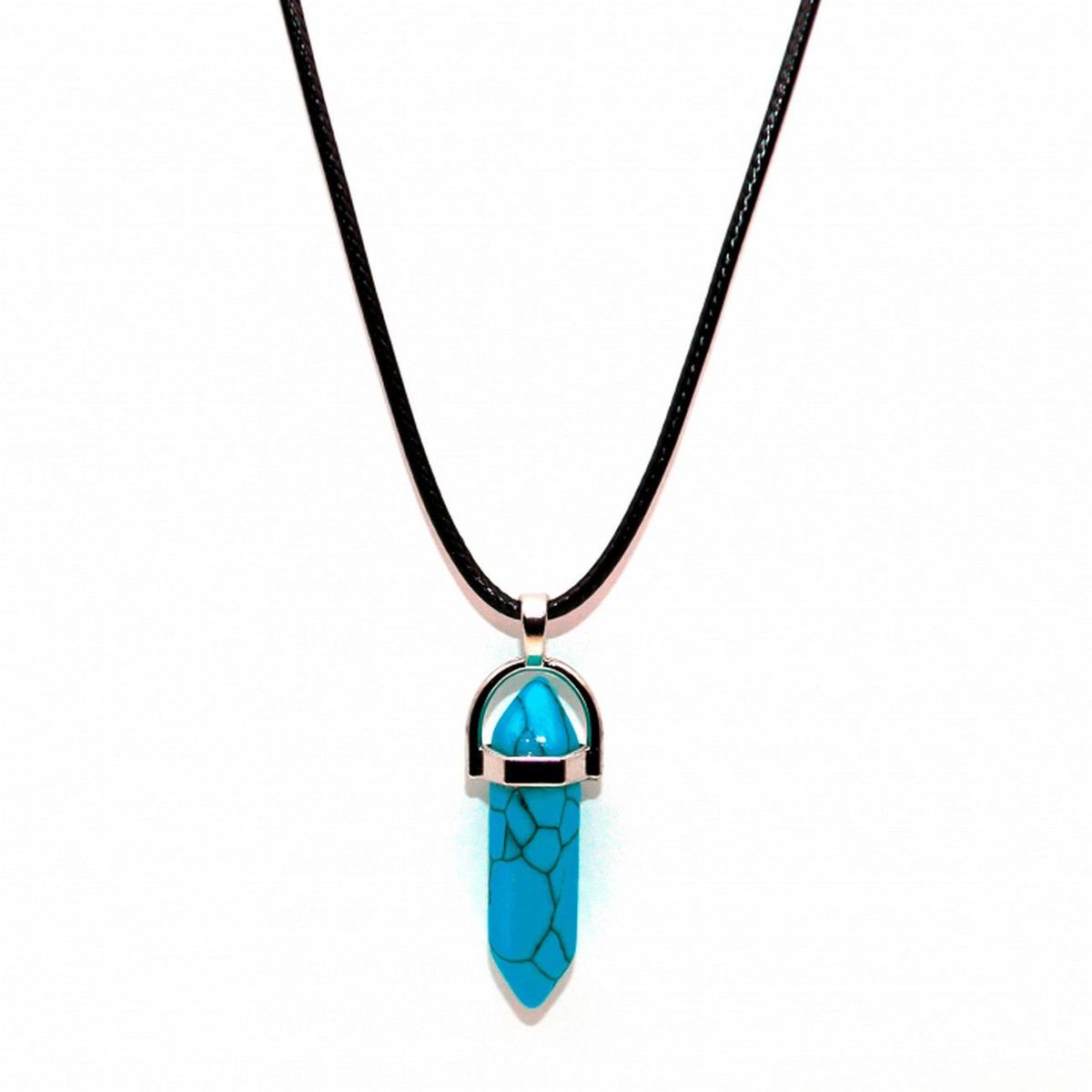 DAYOSHOP - Collar Cuarzo Turquesa Mas Estuche