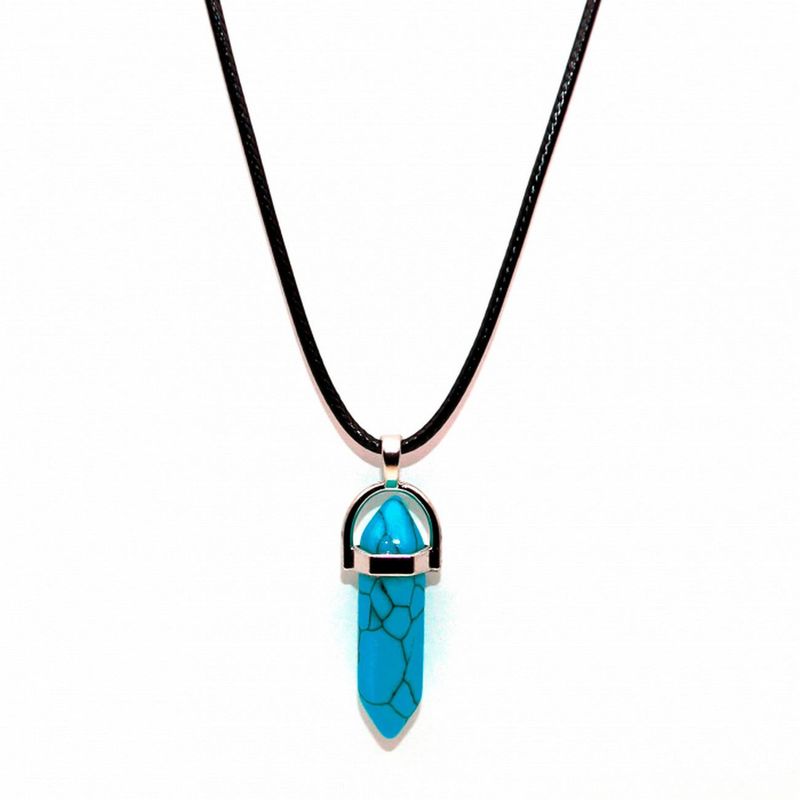 DAYOSHOP - Collar Cuarzo Turquesa Mas Estuche